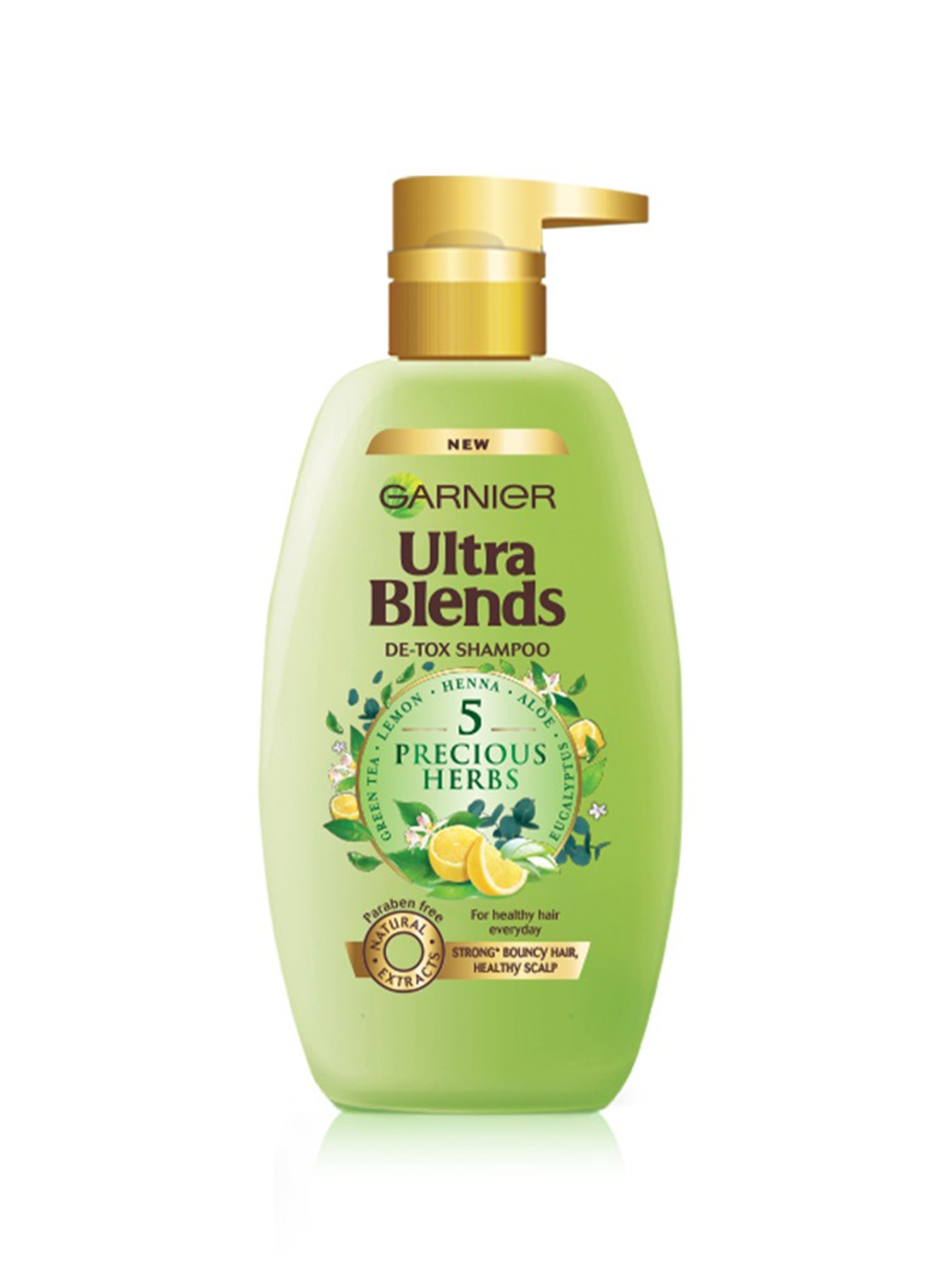 Garnier Ultra Blends 5 Precious herbs 640ml Shampoo